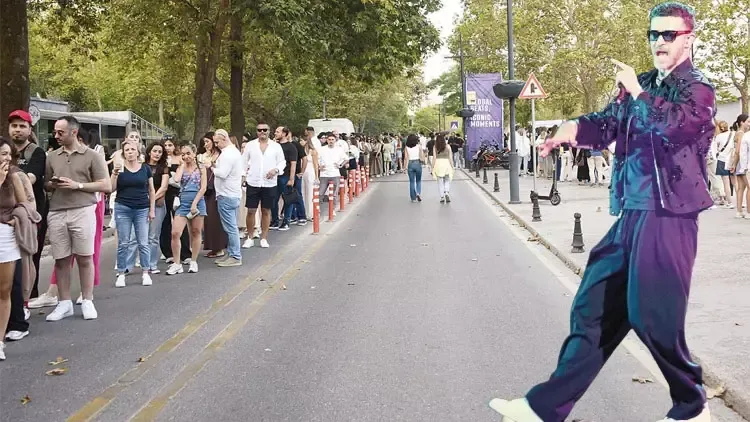 JustIn Timberlake izdihamı... 30 bin kişi izledi
